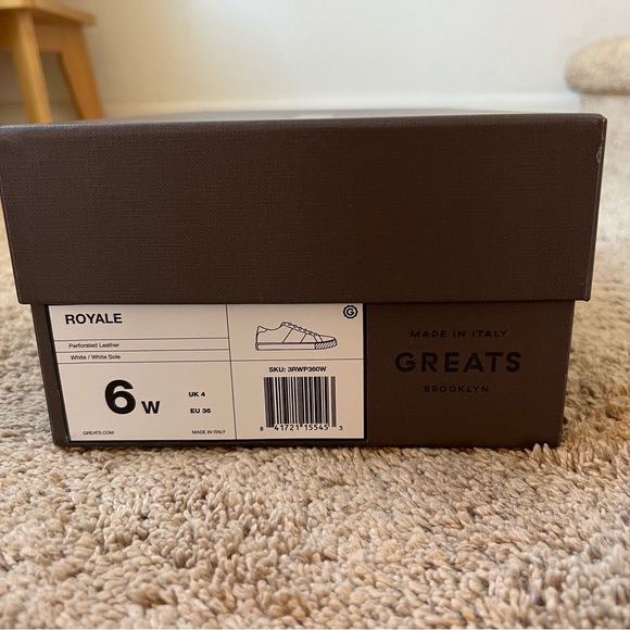 GREATS Royale Perforated Leather Sneakers - Picture 10 of 10